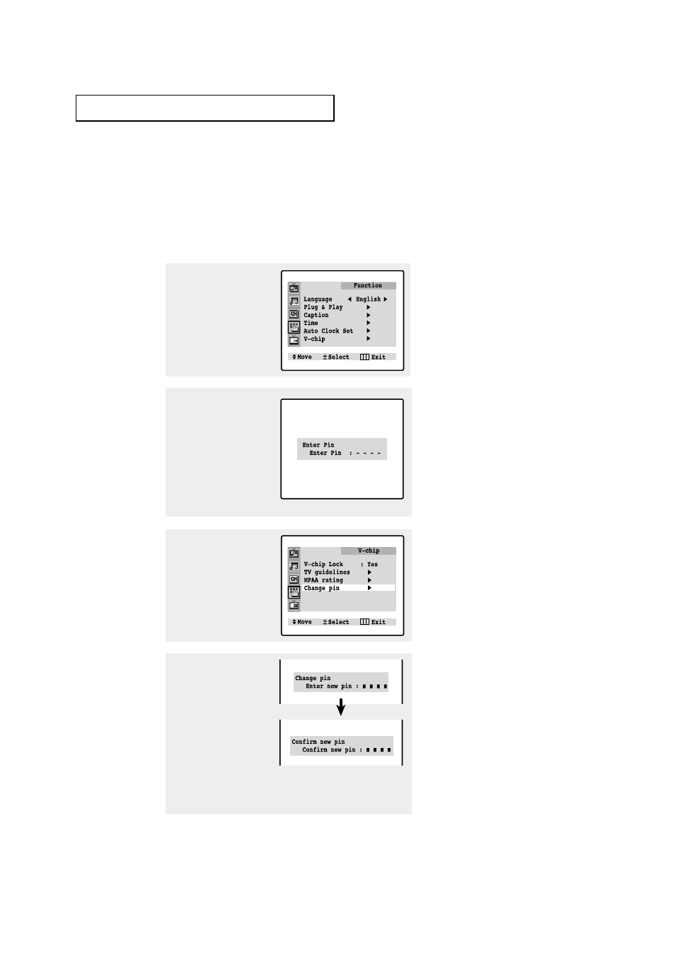 Using the v-chip | Samsung TXM3298HFX-XAA User Manual | Page 64 / 74