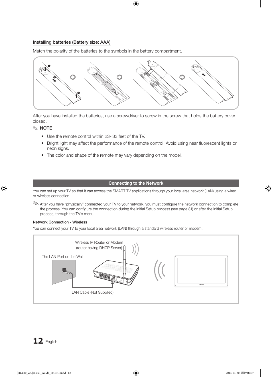 Samsung HG55NB690QFXZA User Manual | Page 12 / 48