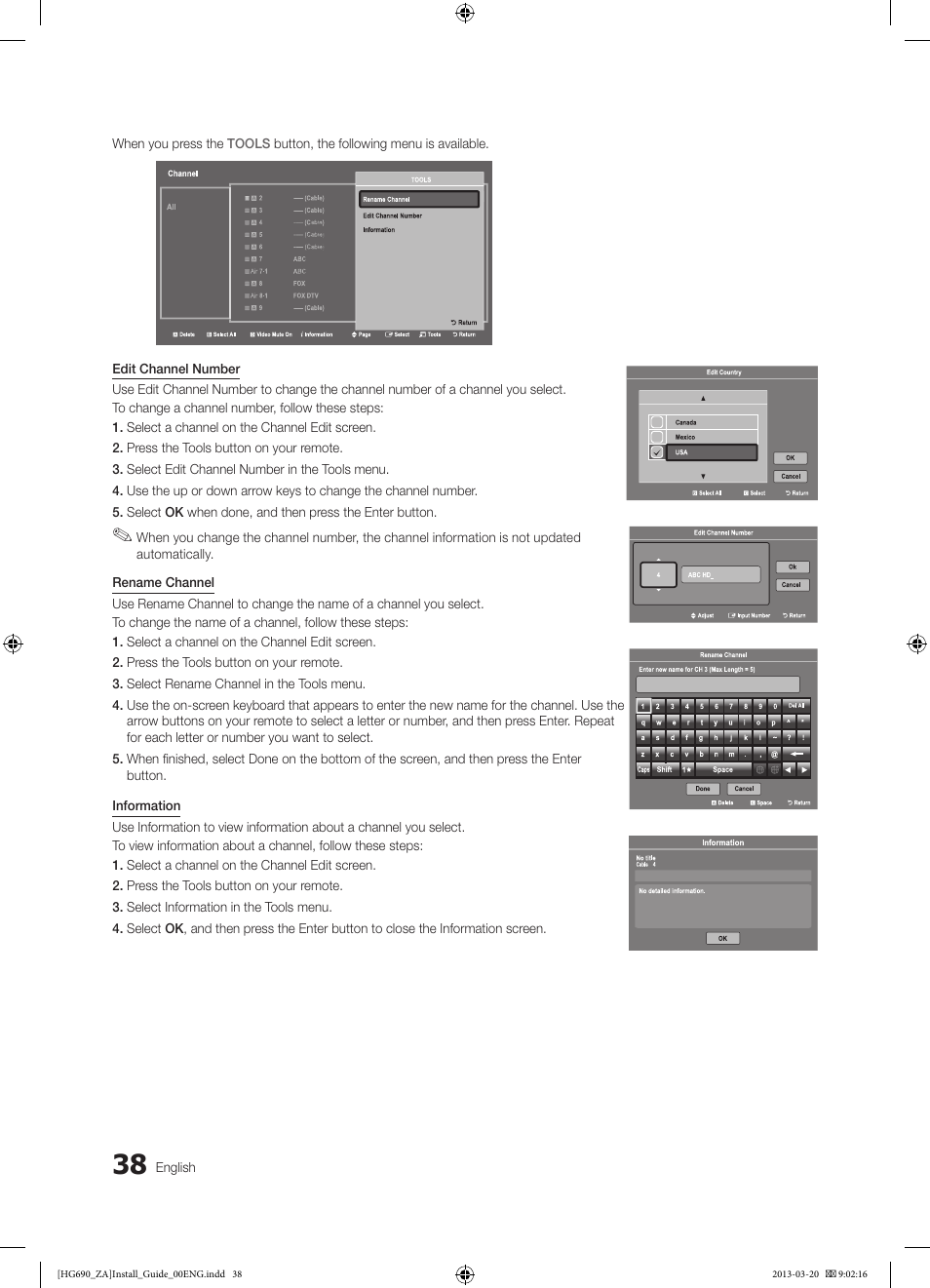 Samsung HG55NB690QFXZA User Manual | Page 38 / 48