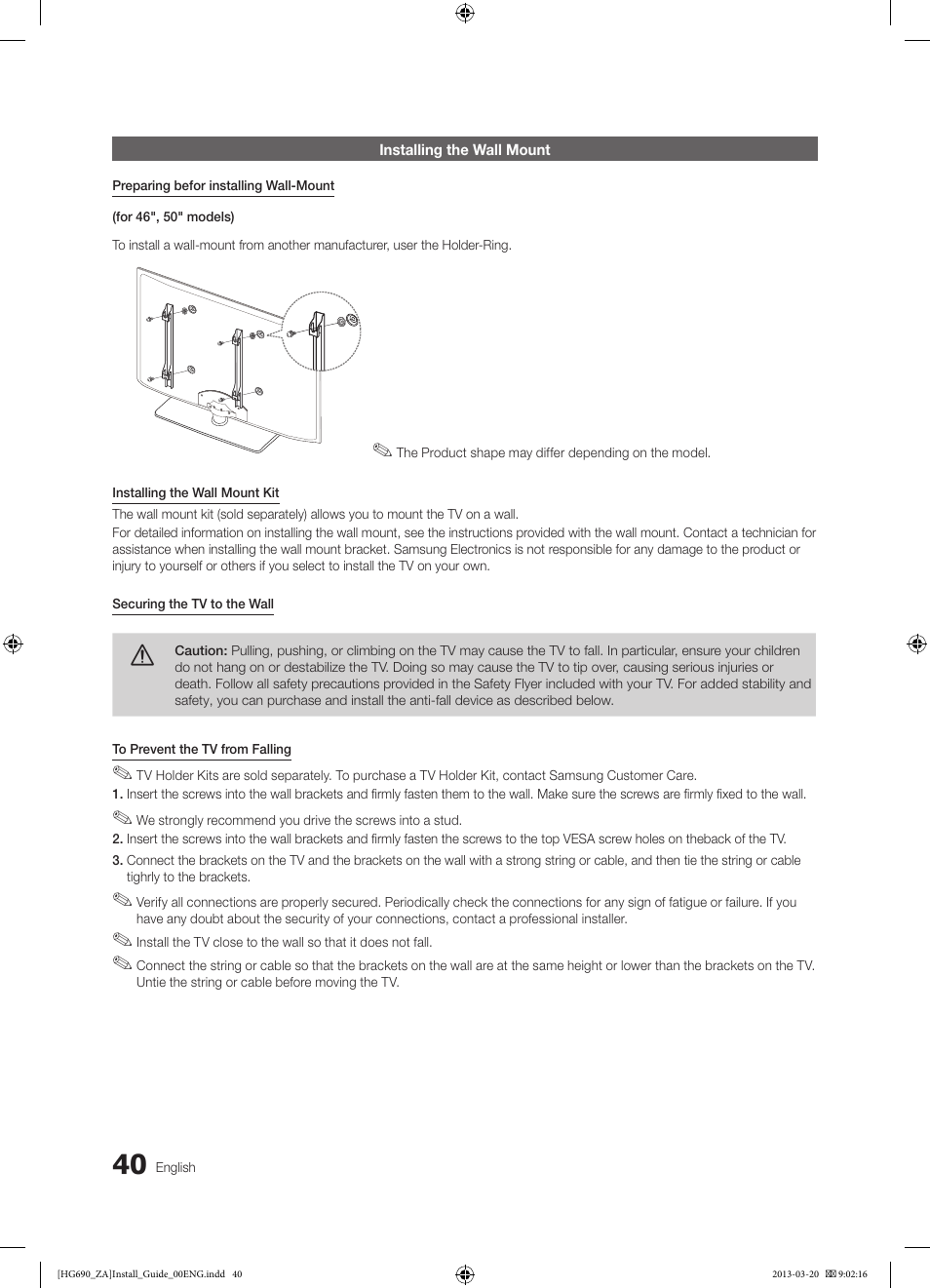 Samsung HG55NB690QFXZA User Manual | Page 40 / 48