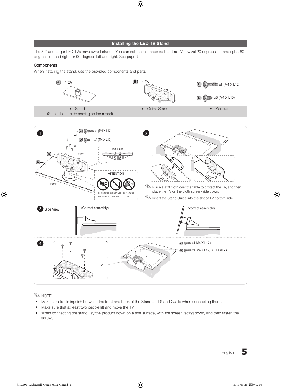 Samsung HG55NB690QFXZA User Manual | Page 5 / 48