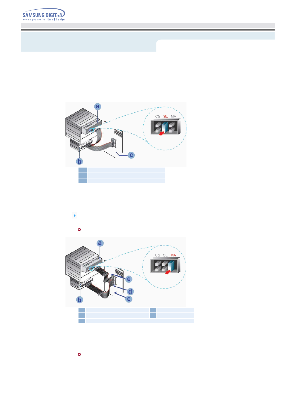 Installing dvd r/rw drive, And connecting cables | Samsung TS-H552B-MIAH User Manual | Page 12 / 27