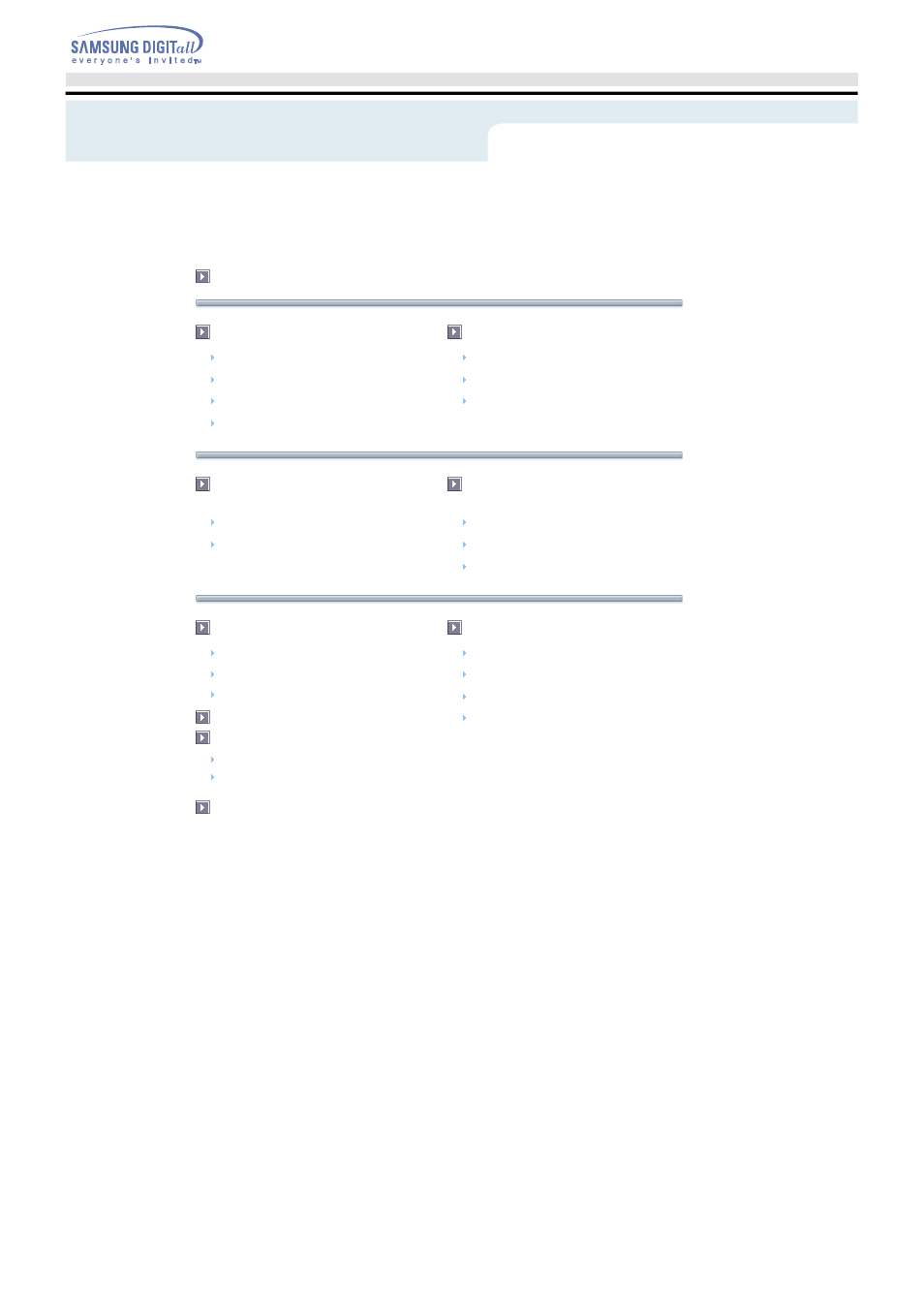 Index | Samsung TS-H552B-MIAH User Manual | Page 2 / 27