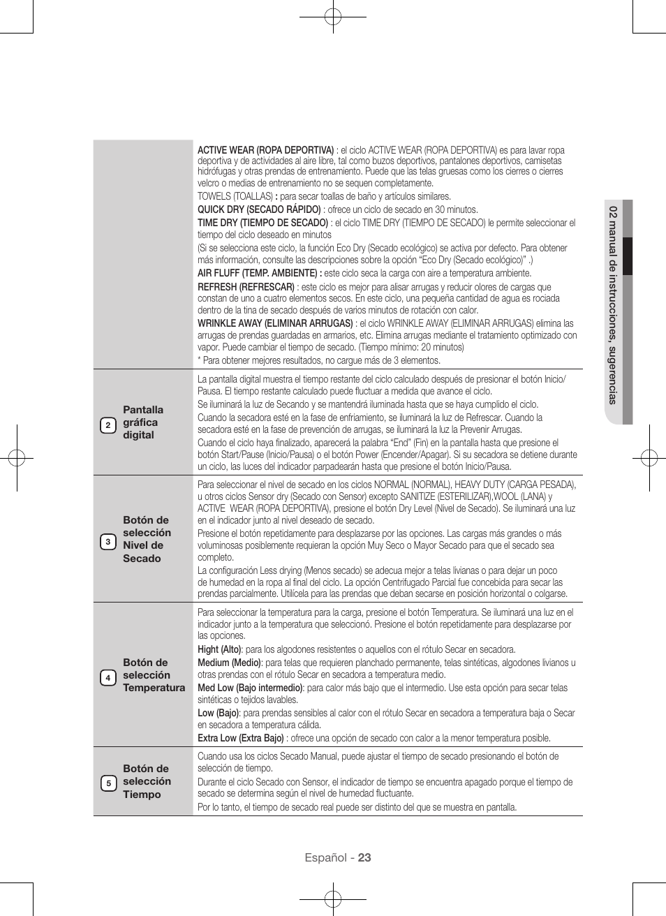 Samsung DV56H9100EW-A2 User Manual | Page 111 / 132