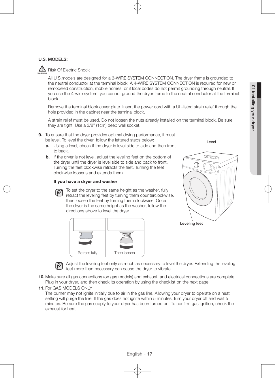 Samsung DV56H9100EW-A2 User Manual | Page 17 / 132