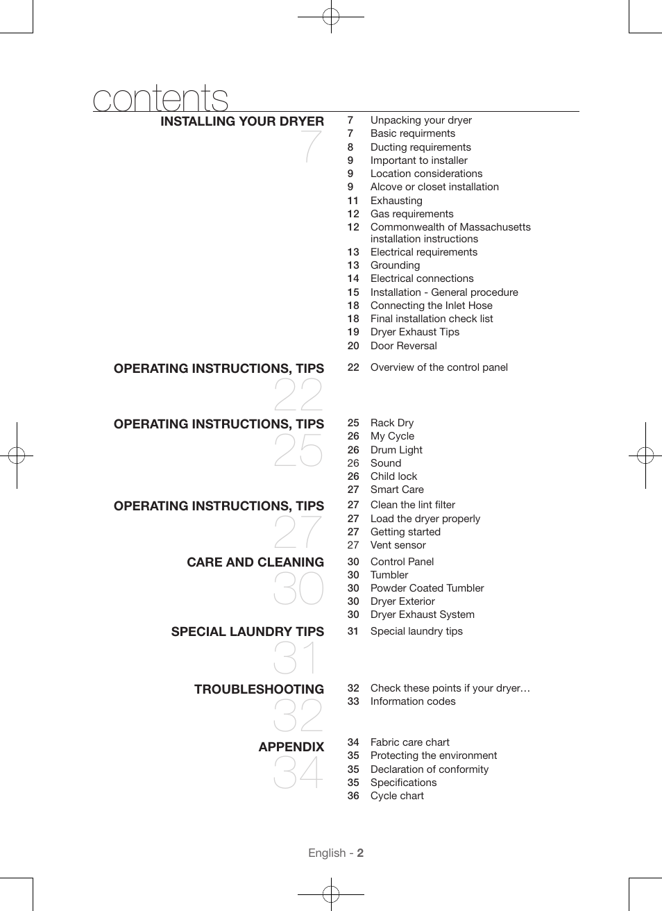 Samsung DV56H9100EW-A2 User Manual | Page 2 / 132