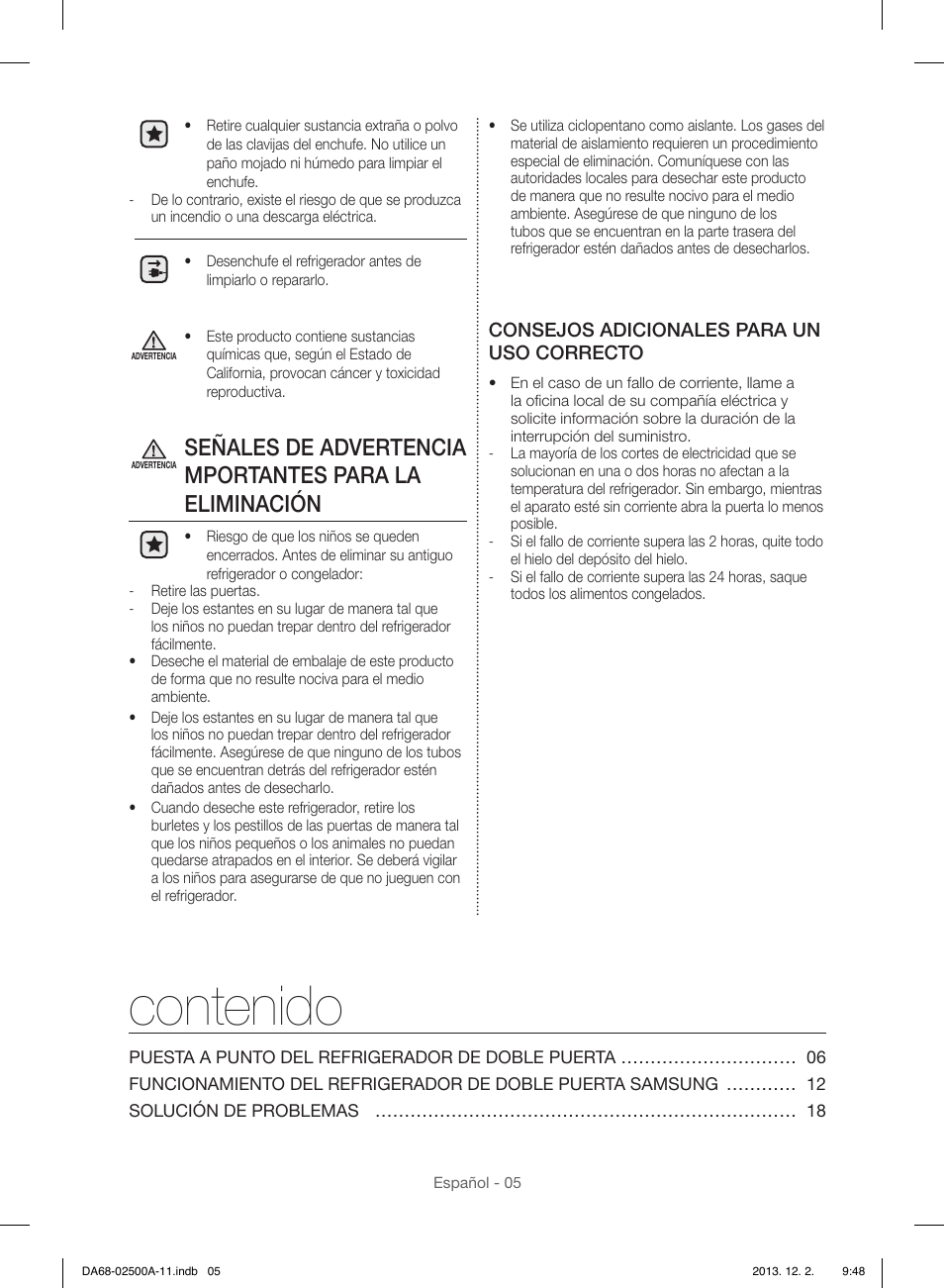 Samsung RSG307AABP-XAA User Manual | Page 27 / 64