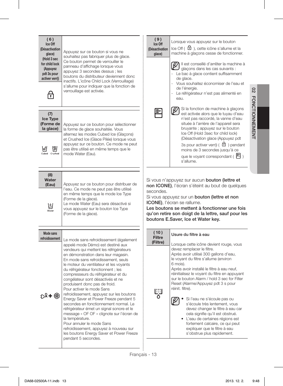 Samsung RSG307AABP-XAA User Manual | Page 57 / 64