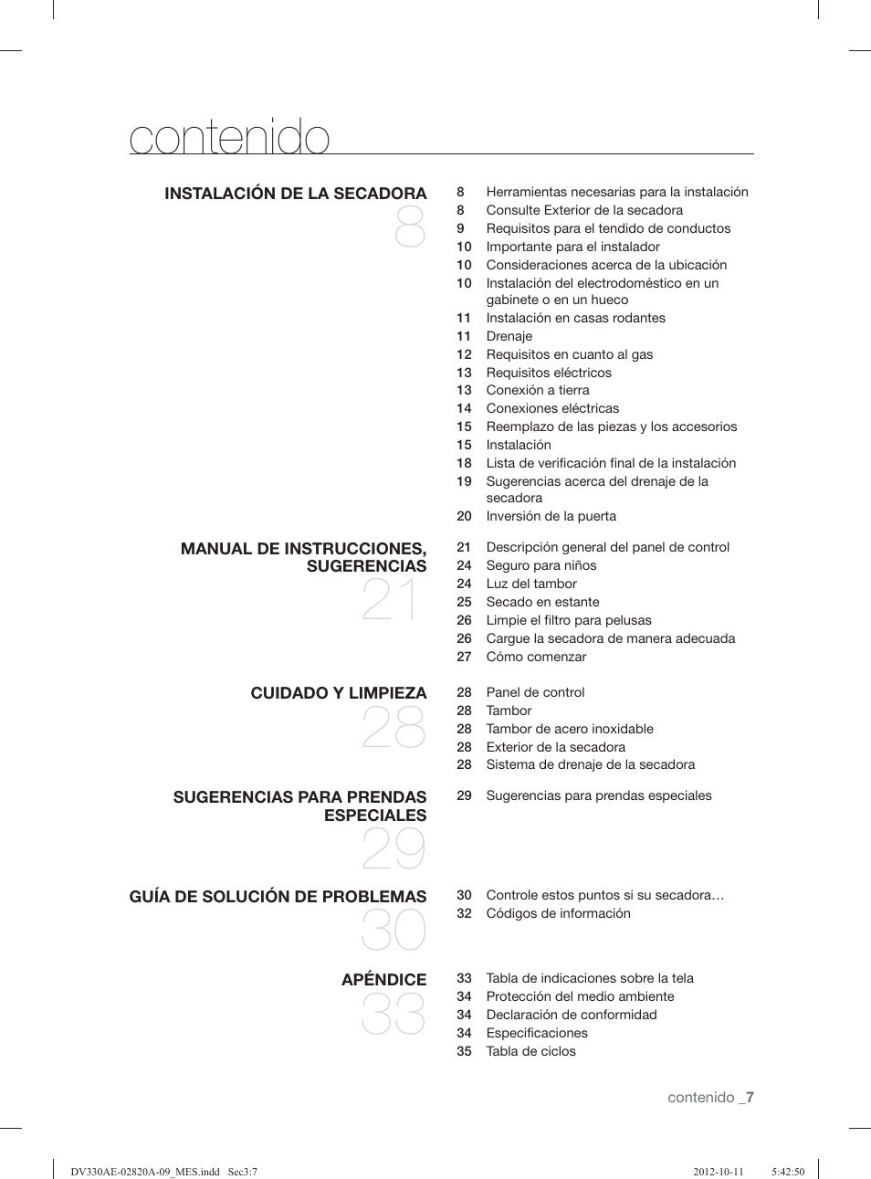 Samsung DV330AGB-XAA User Manual | Page 45 / 76