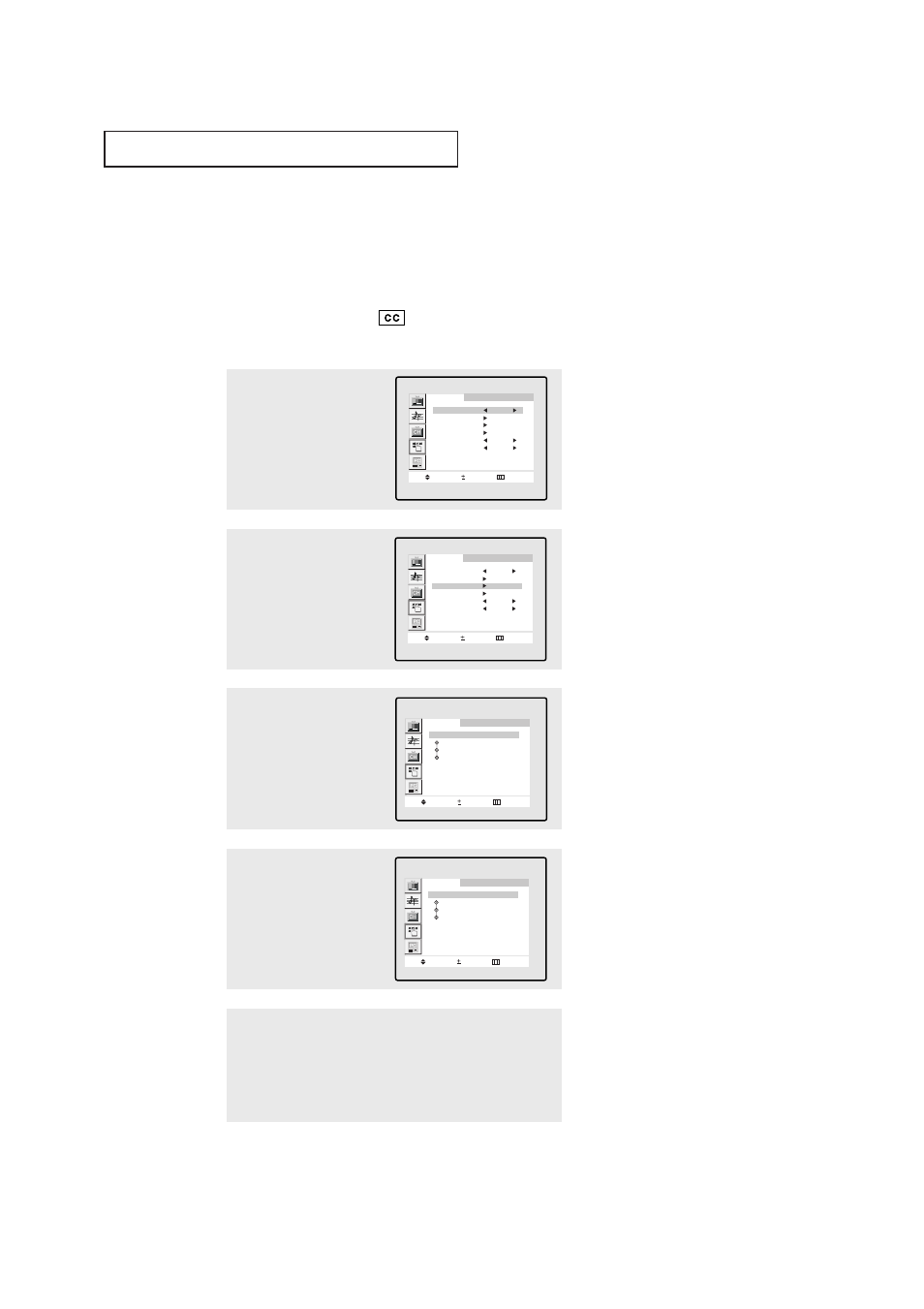 Viewing closed captions | Samsung LTM1555BX-XAA User Manual | Page 37 / 61