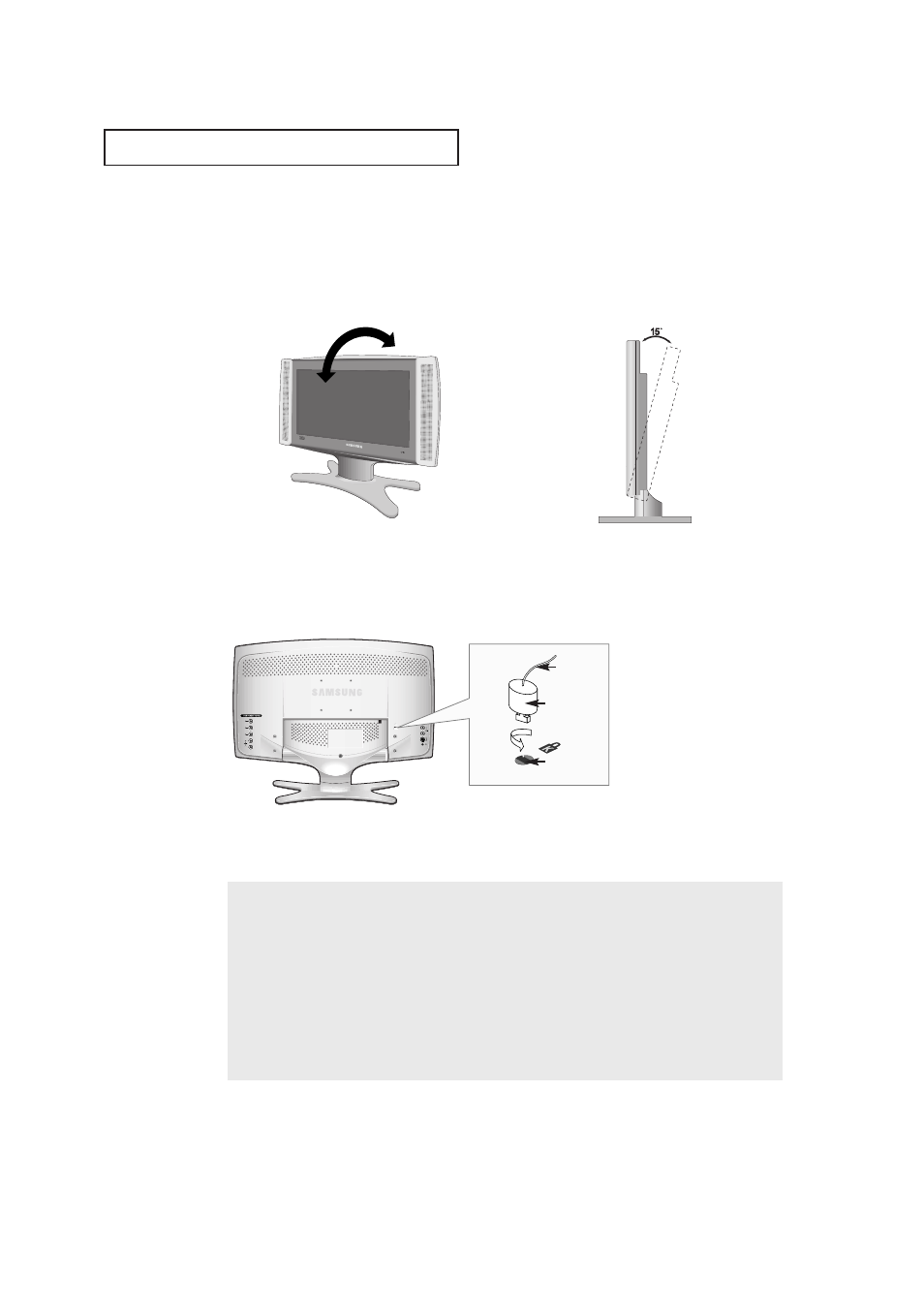 Retractable stand, Using the anti-theft kensington lock | Samsung LTM1555BX-XAA User Manual | Page 56 / 61