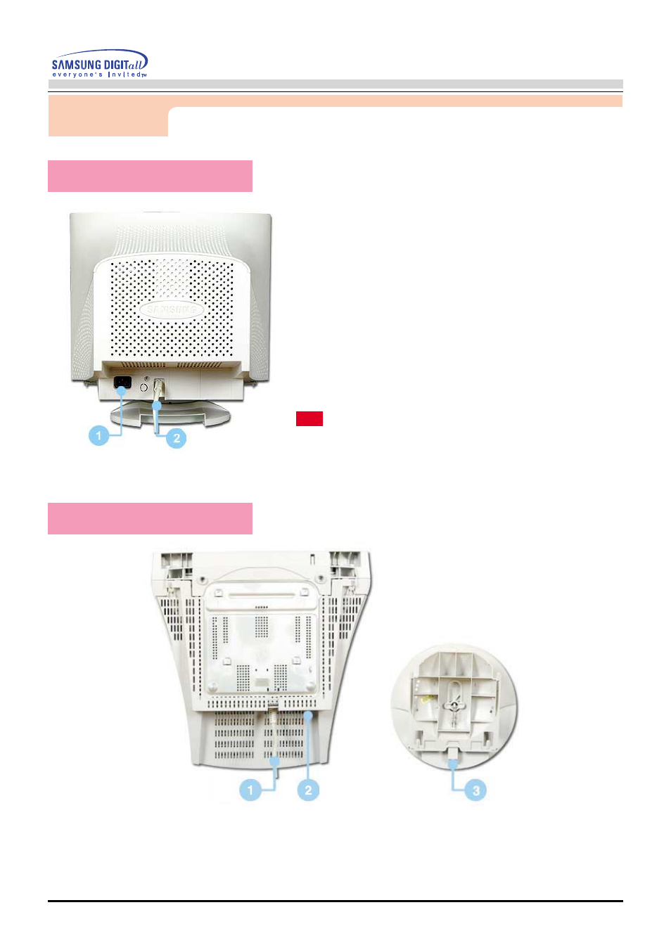 Rear bottom | Samsung AV17LS7L User Manual | Page 12 / 64