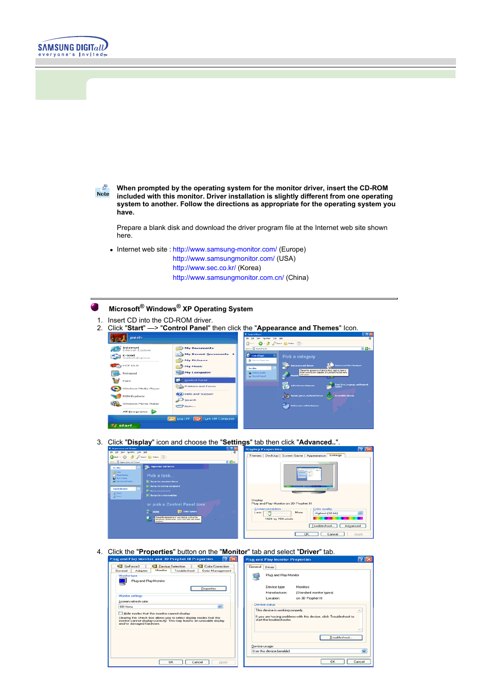 Setup | Samsung AV17LS7L User Manual | Page 17 / 64