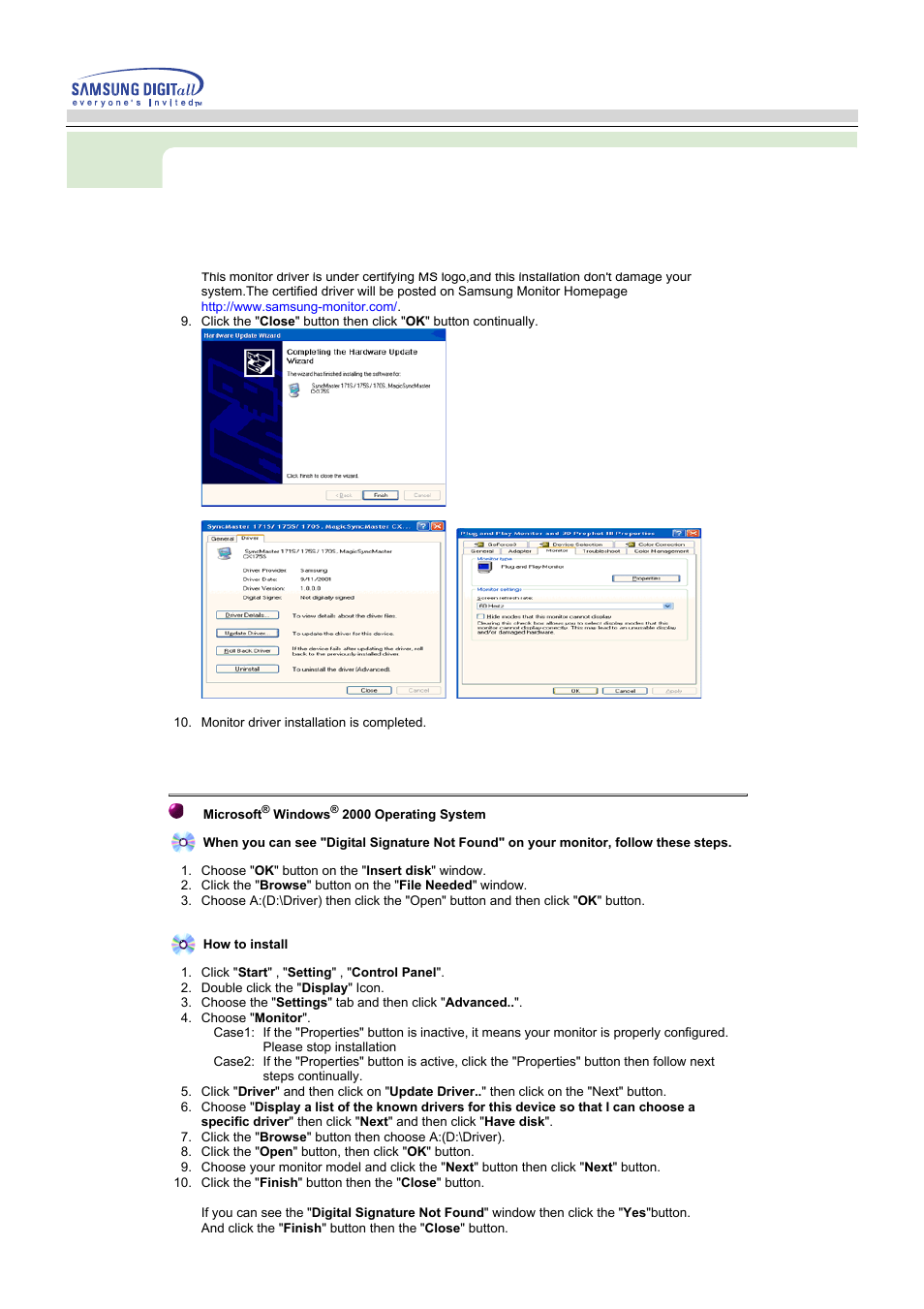 Setup | Samsung AV17LS7L User Manual | Page 19 / 64