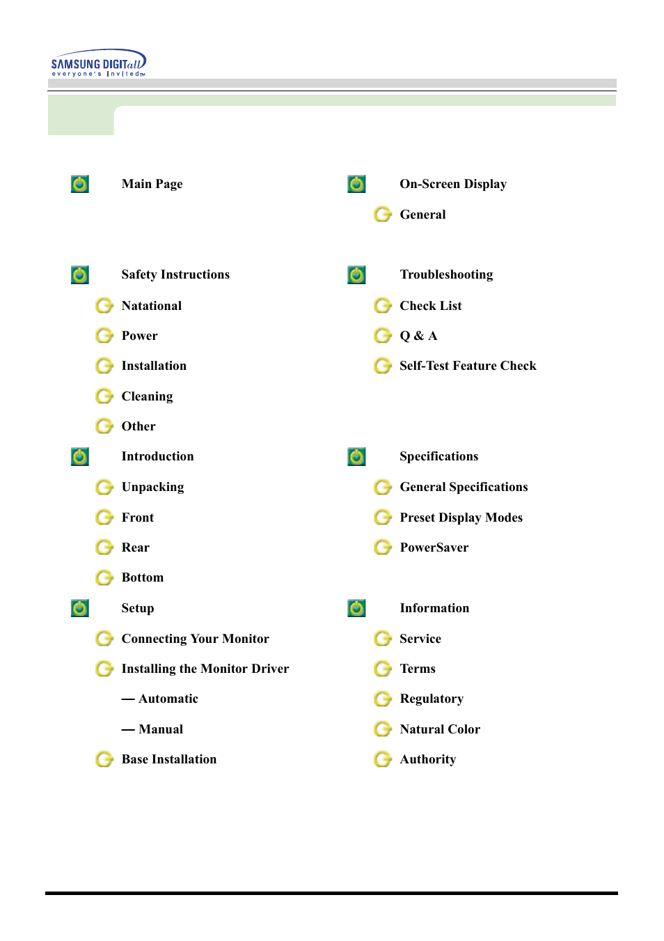 Samsung AV17LS7L User Manual | Page 2 / 64
