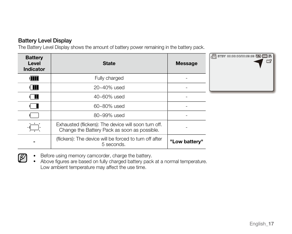 Samsung SC-MX20E-QVC User Manual | Page 27 / 125