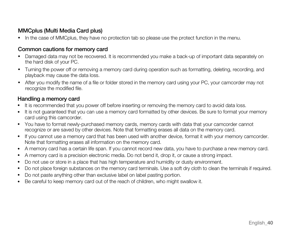 Samsung SC-MX20E-QVC User Manual | Page 50 / 125