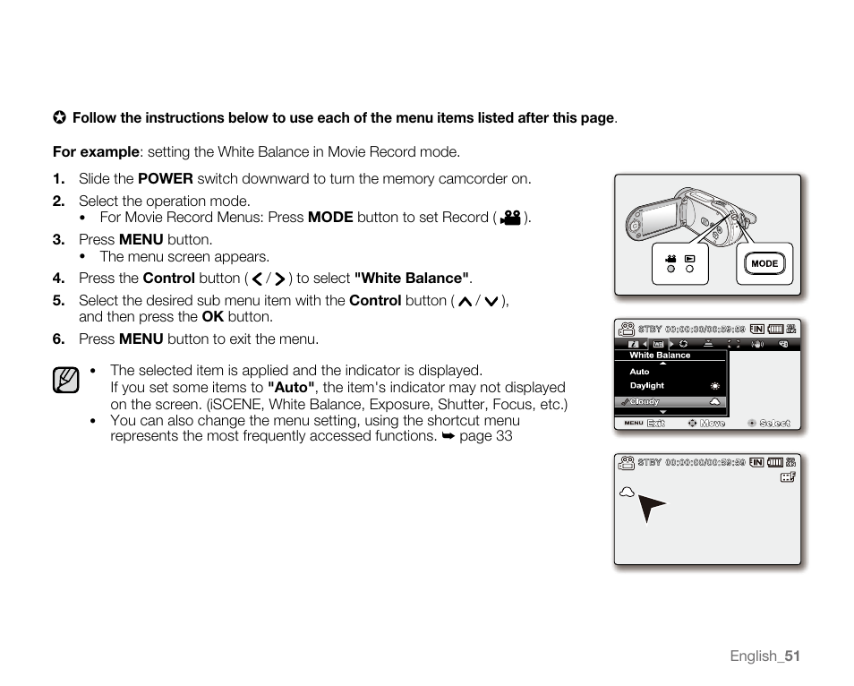 Samsung SC-MX20E-QVC User Manual | Page 61 / 125