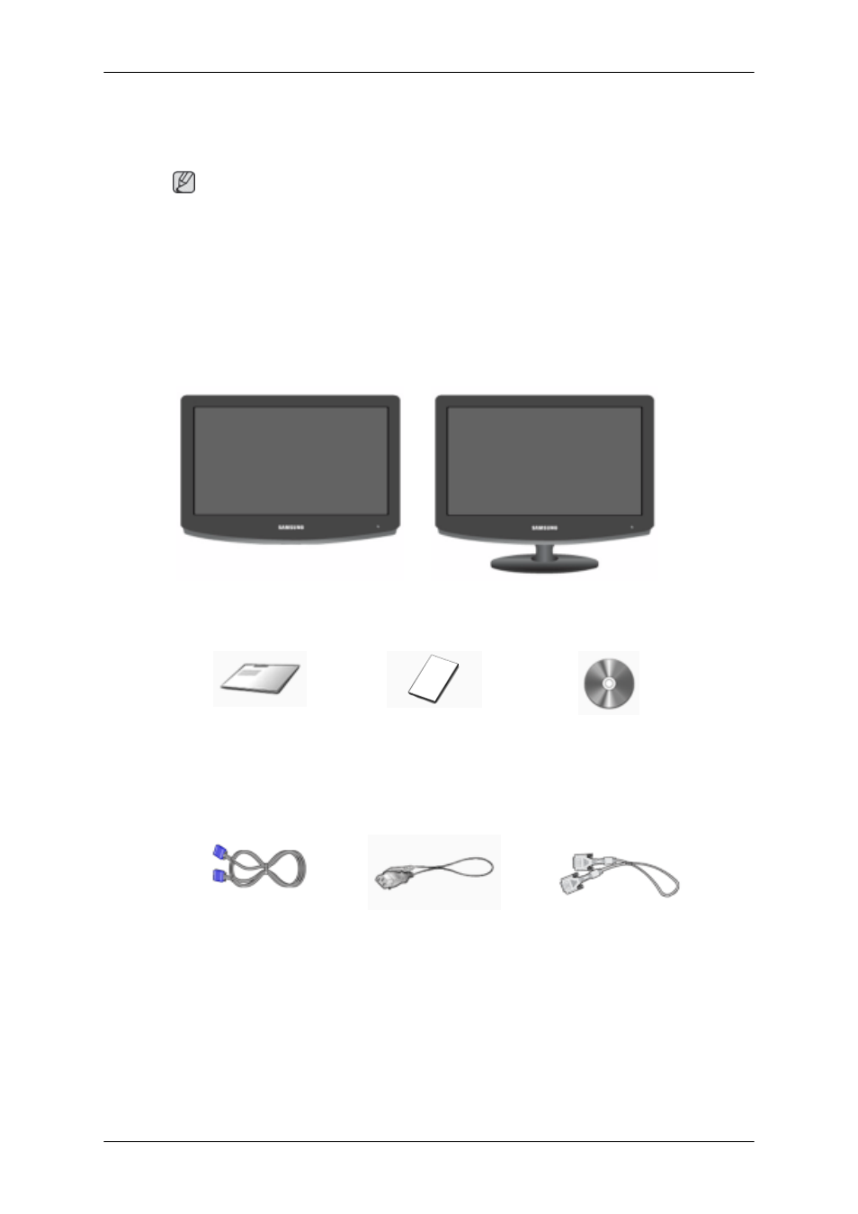 Introduction, Package contents, Unpacking | Samsung LS23CFUKFV-ZA User Manual | Page 10 / 86