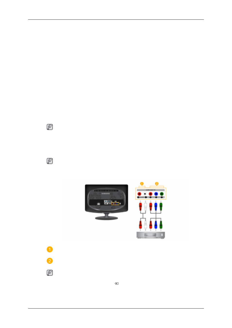 Connecting dvd / set top box | Samsung LS23CFUKFV-ZA User Manual | Page 21 / 86