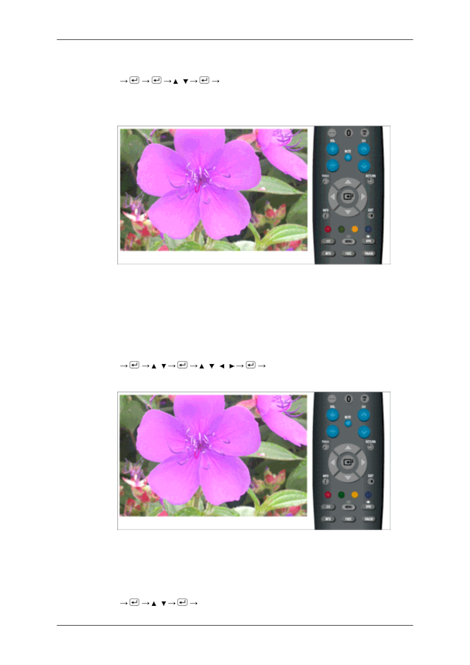 Contrast / brightness / sharpness, Auto adjustment | Samsung LS23CFUKFV-ZA User Manual | Page 38 / 86