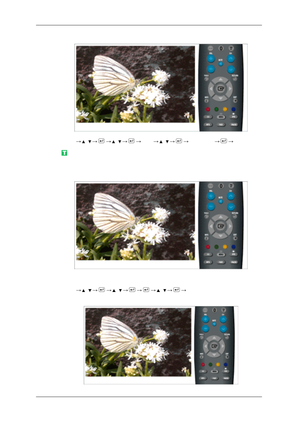 Change pin, Caption, Caption mode - analog | Samsung LS23CFUKFV-ZA User Manual | Page 61 / 86