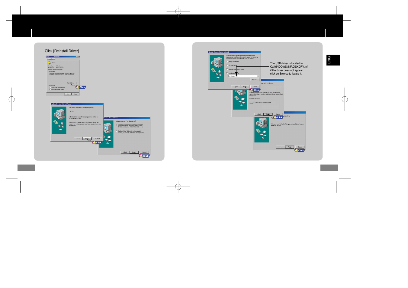 Manual installation of the usb driver | Samsung YP-T7X-XAA User Manual | Page 11 / 42