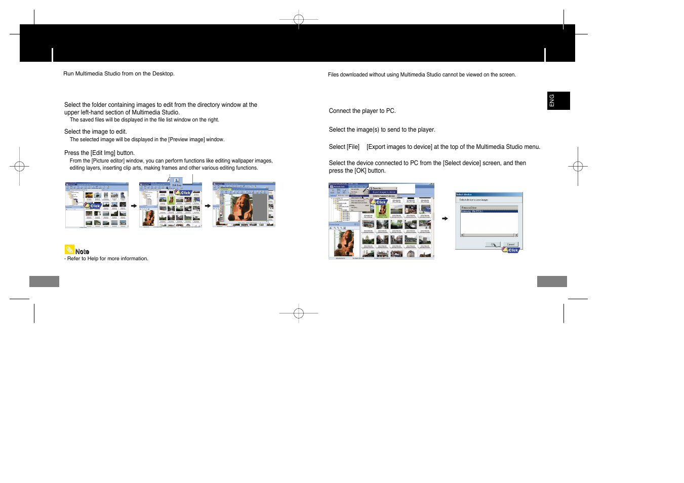 Using multimedia studio | Samsung YP-T7X-XAA User Manual | Page 18 / 42