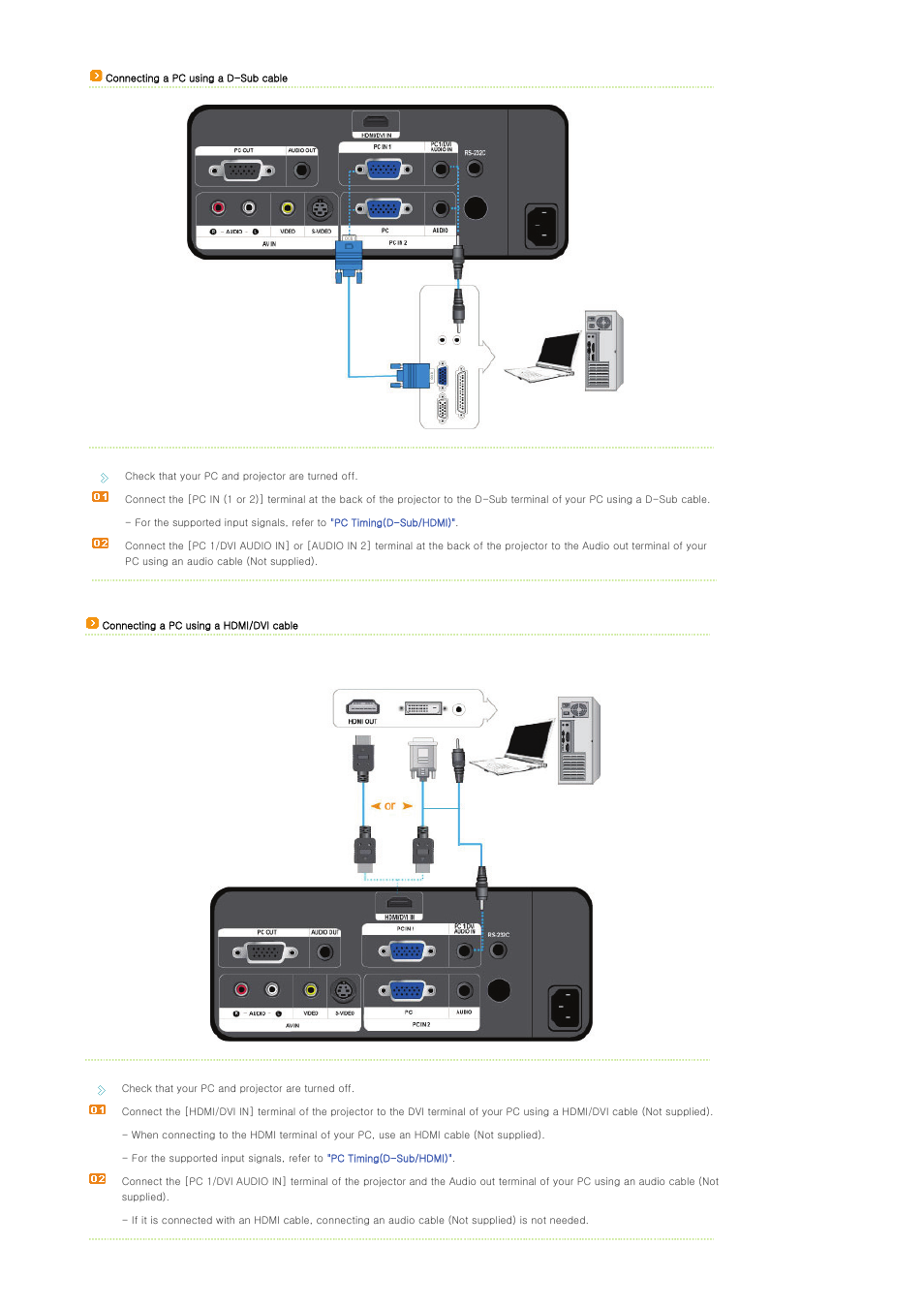 Samsung SPL300WX-ZA User Manual | Page 20 / 39