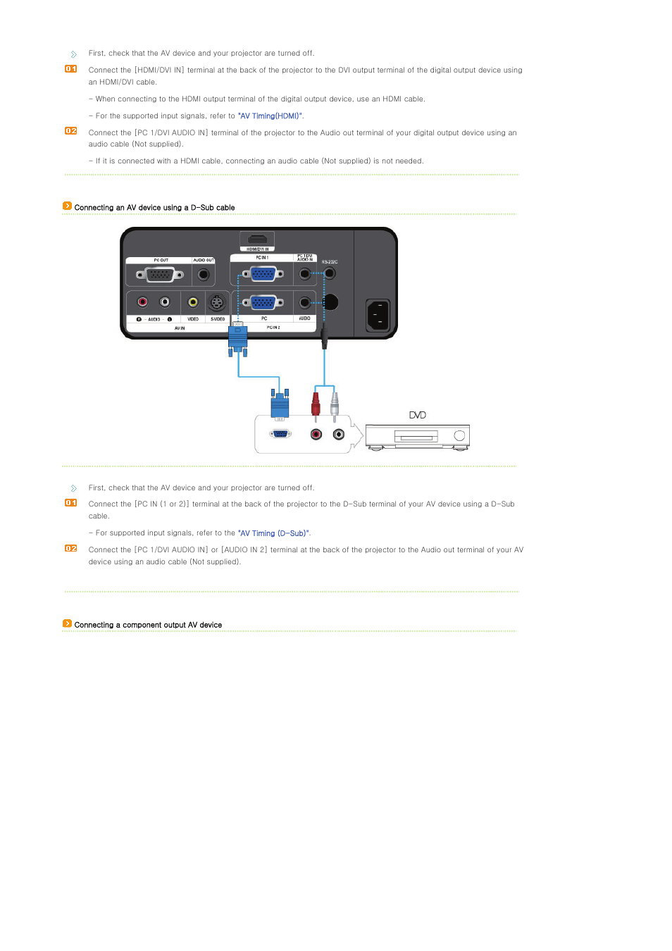 Samsung SPL300WX-ZA User Manual | Page 22 / 39