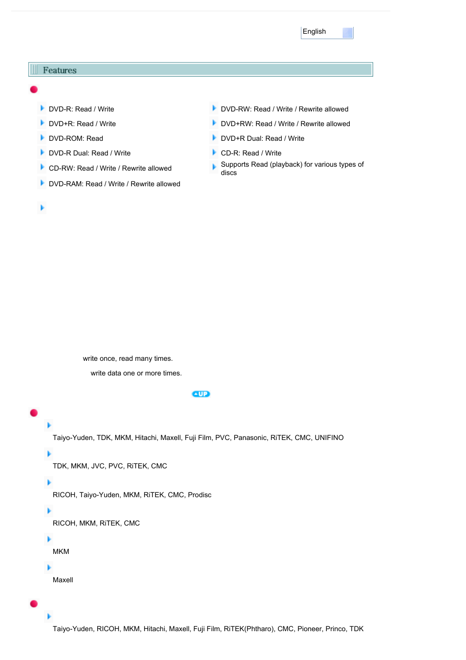 Features | Samsung SH-S182M-BEBE User Manual | Page 10 / 32