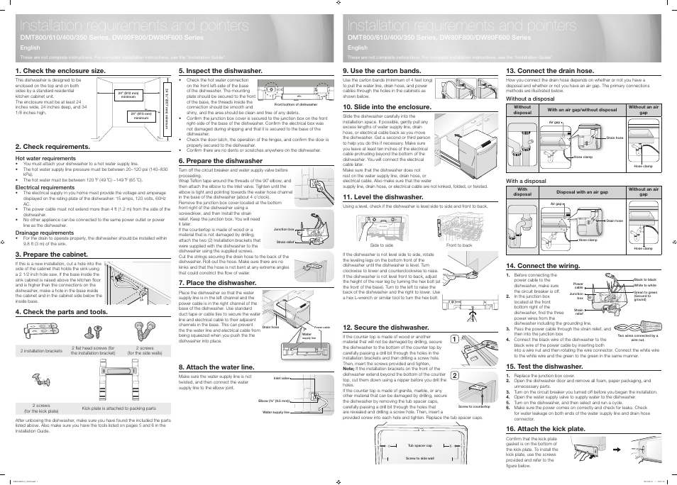 Samsung DMT800RHB-XAA User Manual | 2 pages