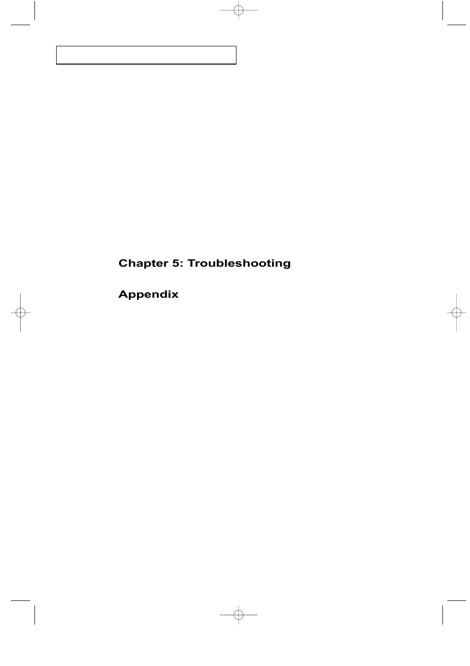 Chapter 5: troubleshooting, Appendix | Samsung LTN1535X-XAX User Manual | Page 7 / 50