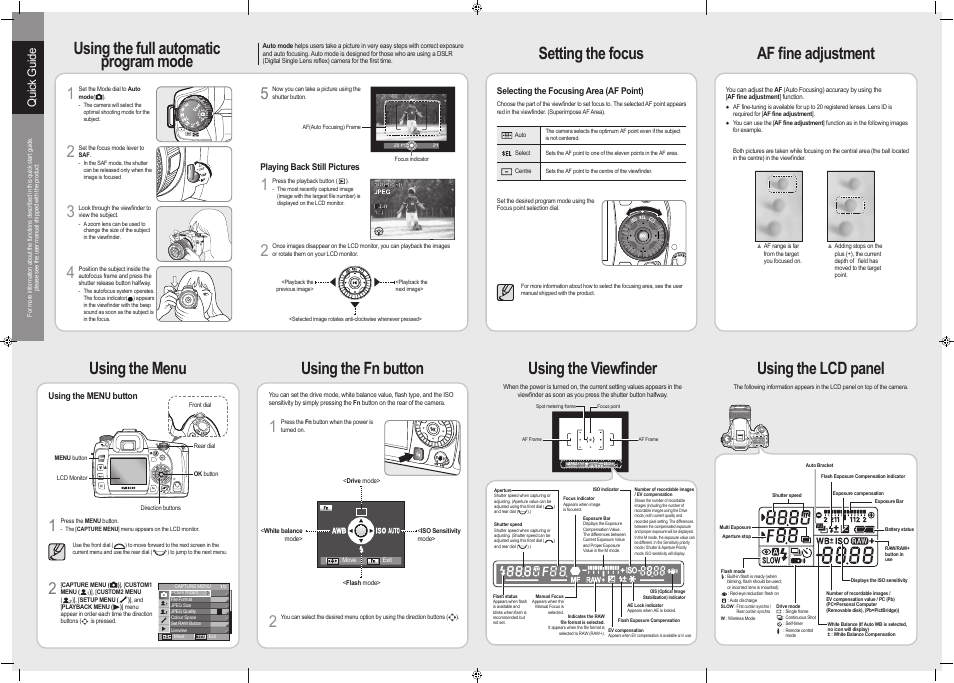 Samsung ER-GX20ZBBA-E1 User Manual | 2 pages