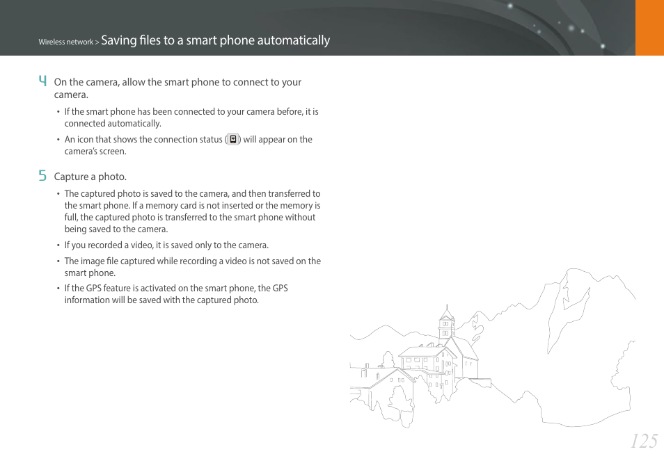 Saving files to a smart phone automatically 4 | Samsung EV-NXF1ZZB1QUS User Manual | Page 126 / 199