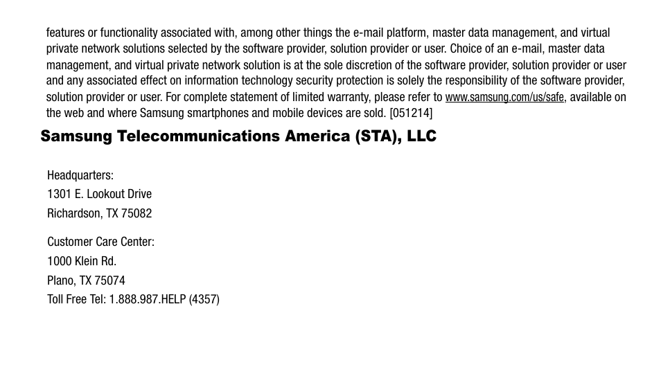 Samsung SM-G900AZKZAIO User Manual | Page 6 / 19