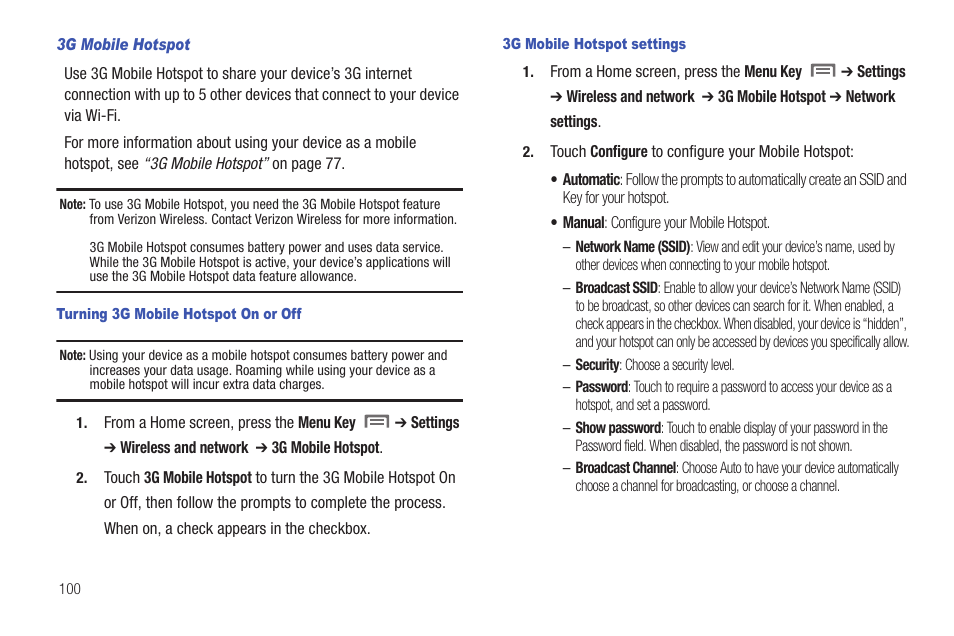 Name, see “3g mobile, Word, see “3g | Samsung SCH-I800BKAVZW User Manual | Page 106 / 162