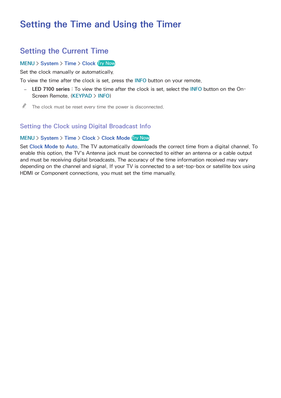General, Setting the time and using the timer, 163 setting the current time | Setting the current time | Samsung UN32H5500AFXZA User Manual | Page 169 / 225