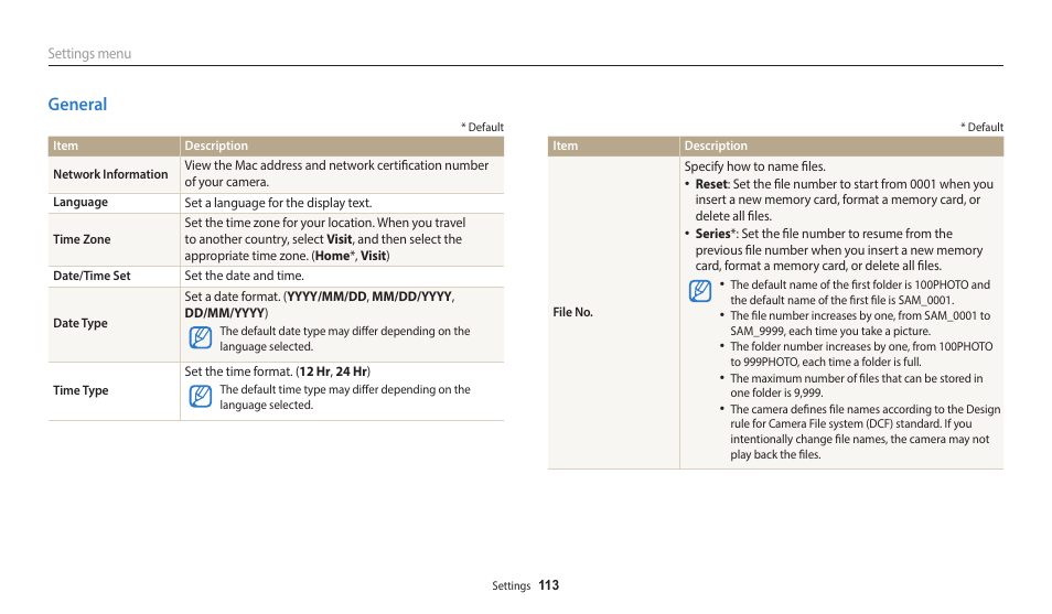 General | Samsung EC-WB1100BPRUS User Manual | Page 114 / 147