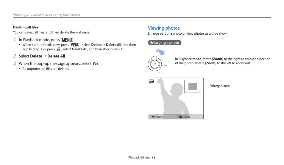Viewing photos | Samsung EC-WB1100BPRUS User Manual | Page 80 / 147