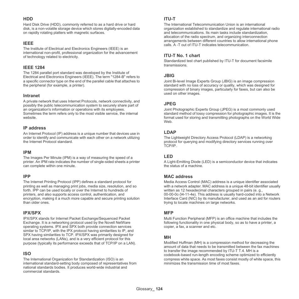 Samsung ML-6512ND-XAA User Manual | Page 124 / 130