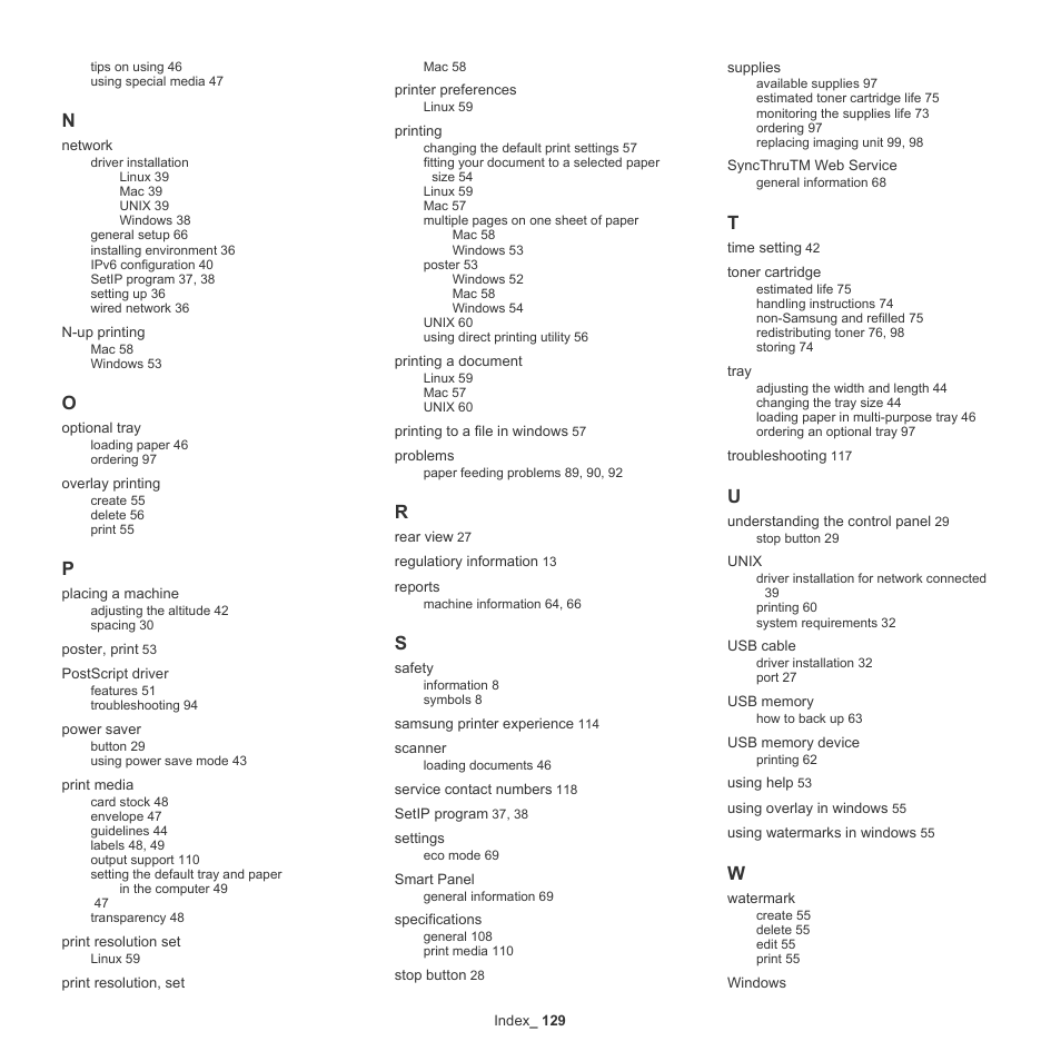 Samsung ML-6512ND-XAA User Manual | Page 129 / 130
