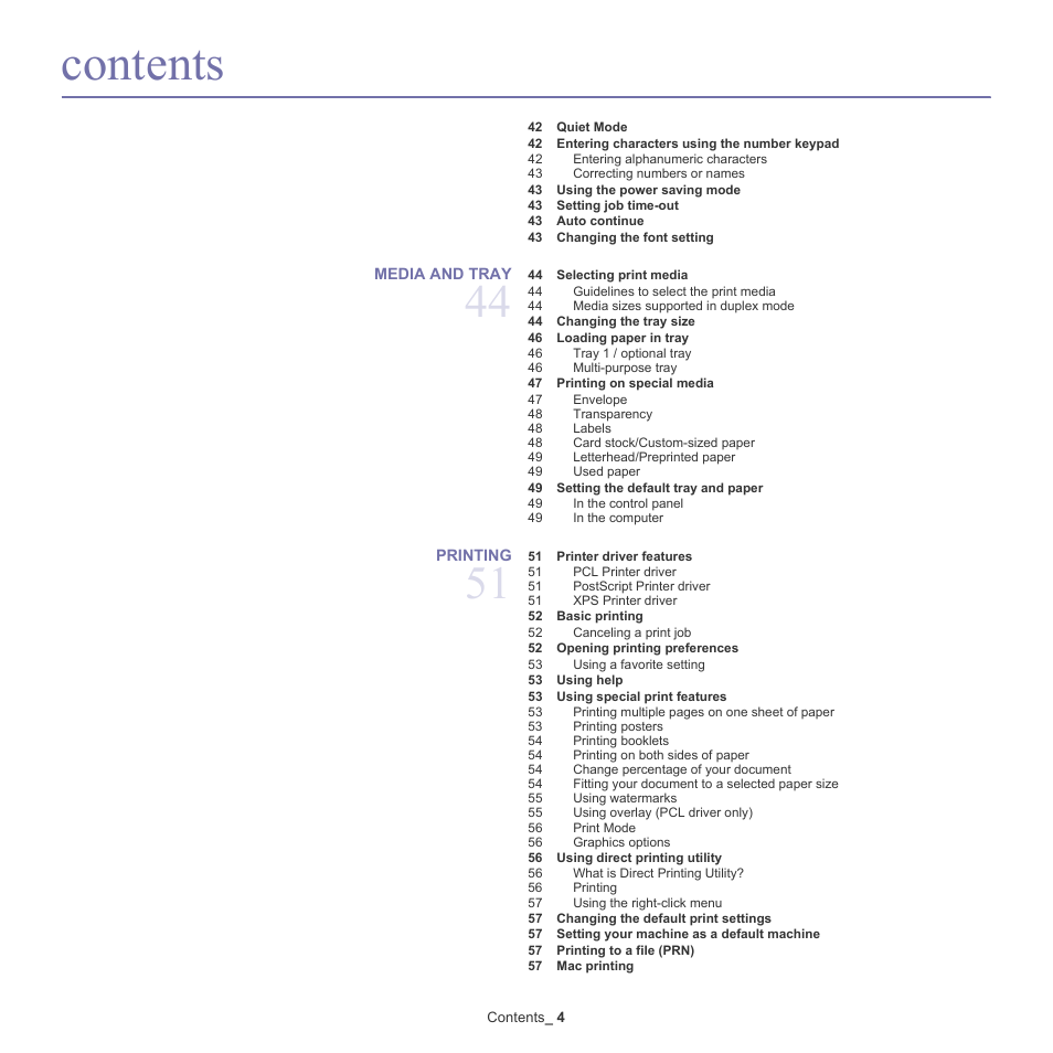 Samsung ML-6512ND-XAA User Manual | Page 4 / 130