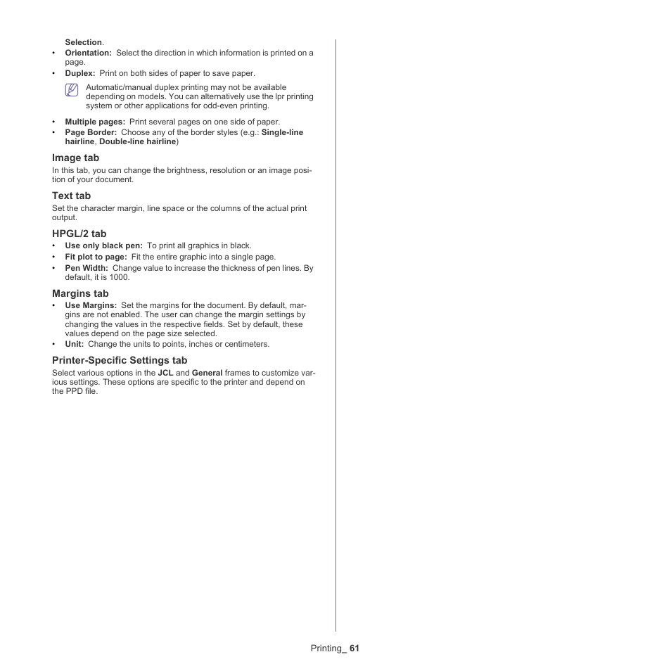 Samsung ML-6512ND-XAA User Manual | Page 61 / 130