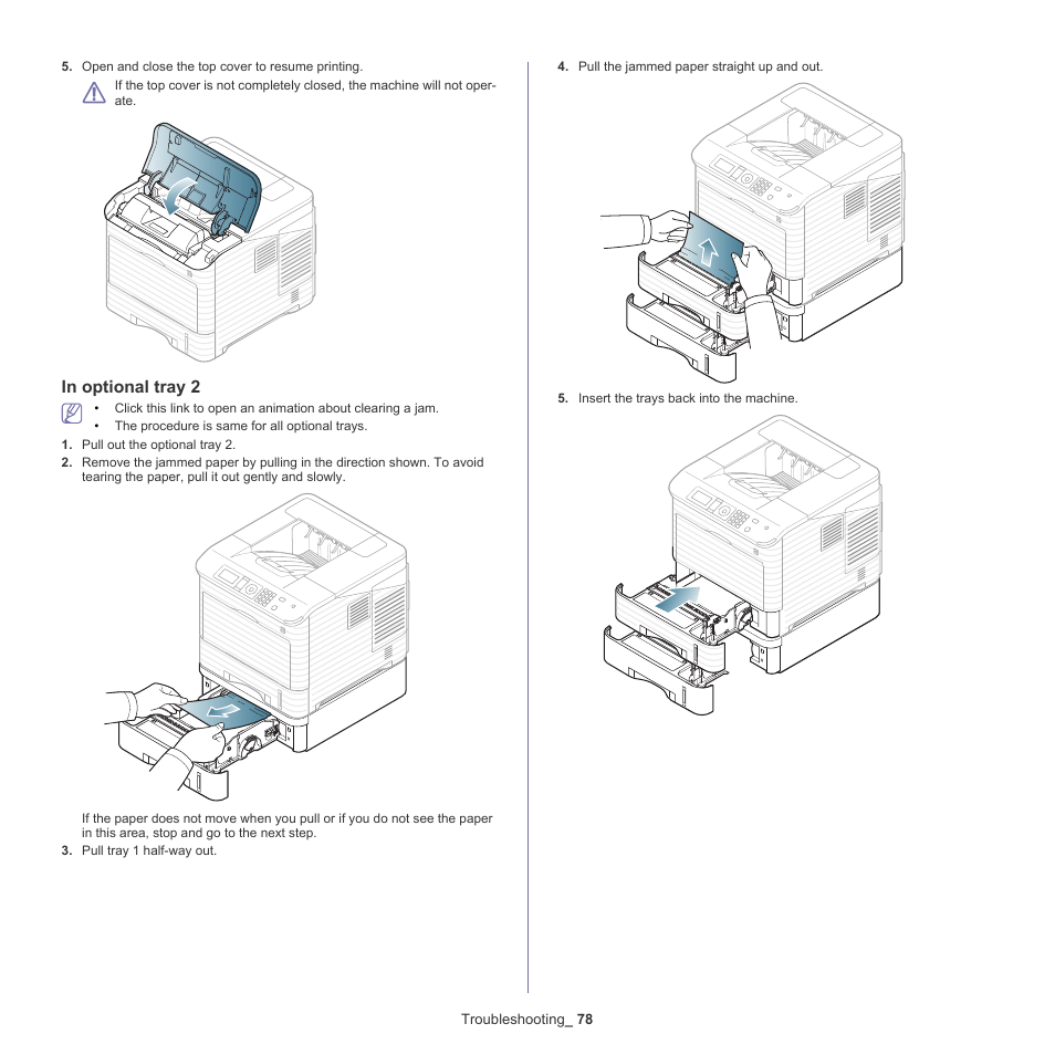 In optional tray 2 | Samsung ML-6512ND-XAA User Manual | Page 78 / 130