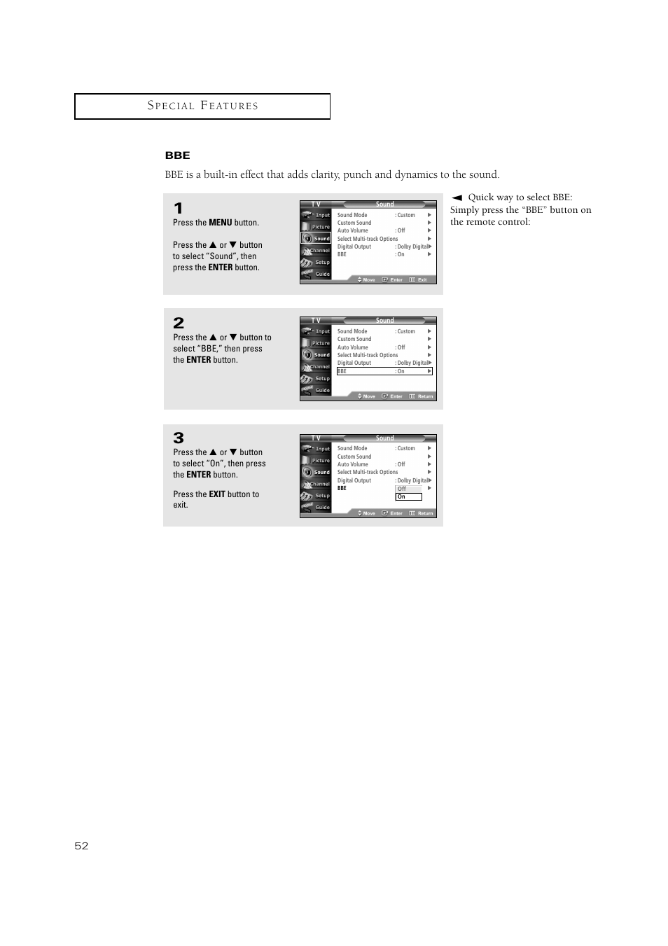 Samsung TSN3084WHDXXAA User Manual | Page 52 / 79