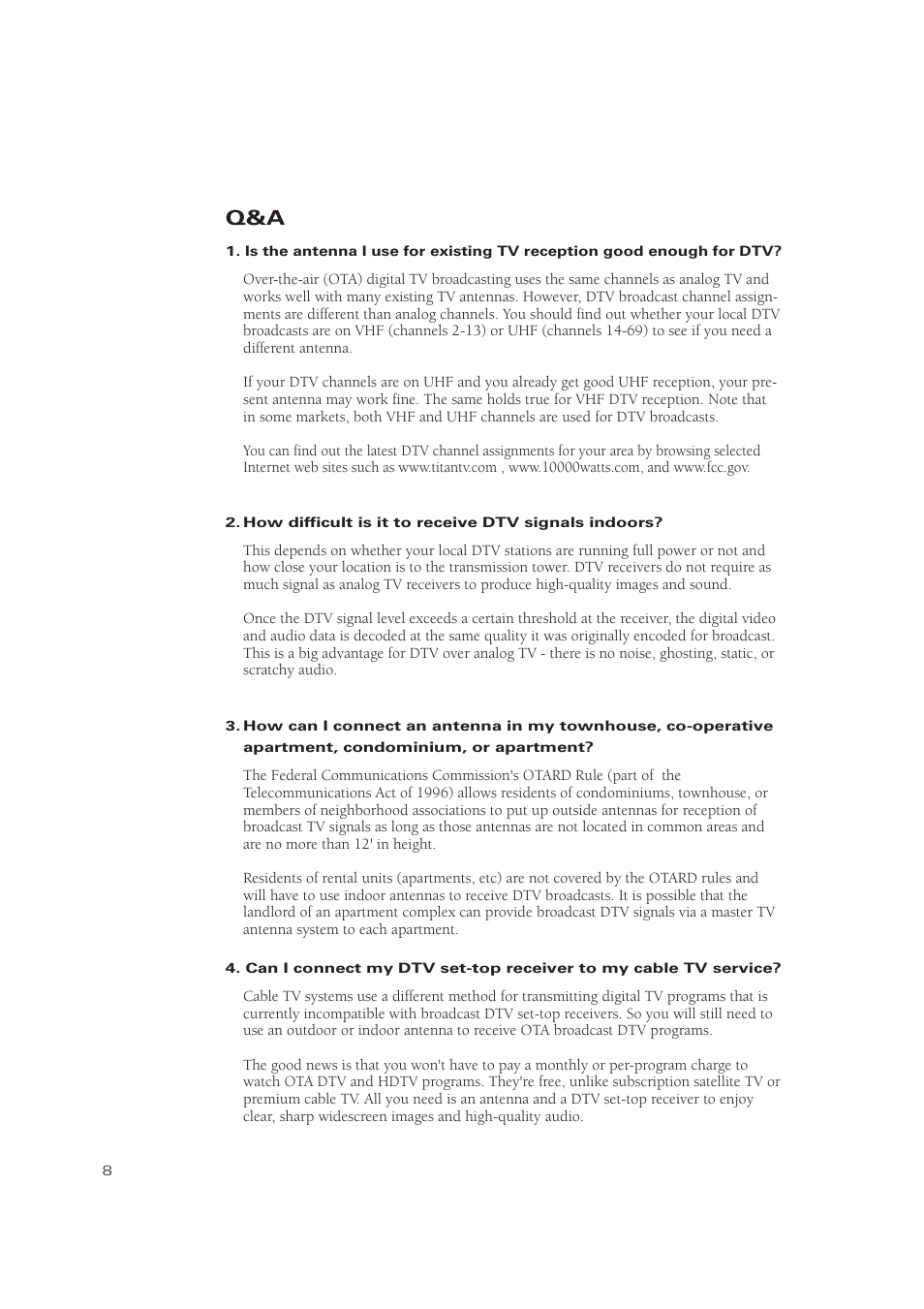 Samsung TSN3084WHDXXAA User Manual | Page 8 / 79