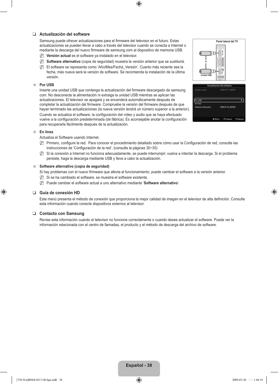 Samsung LN40B750U1FXZA User Manual | Page 144 / 290