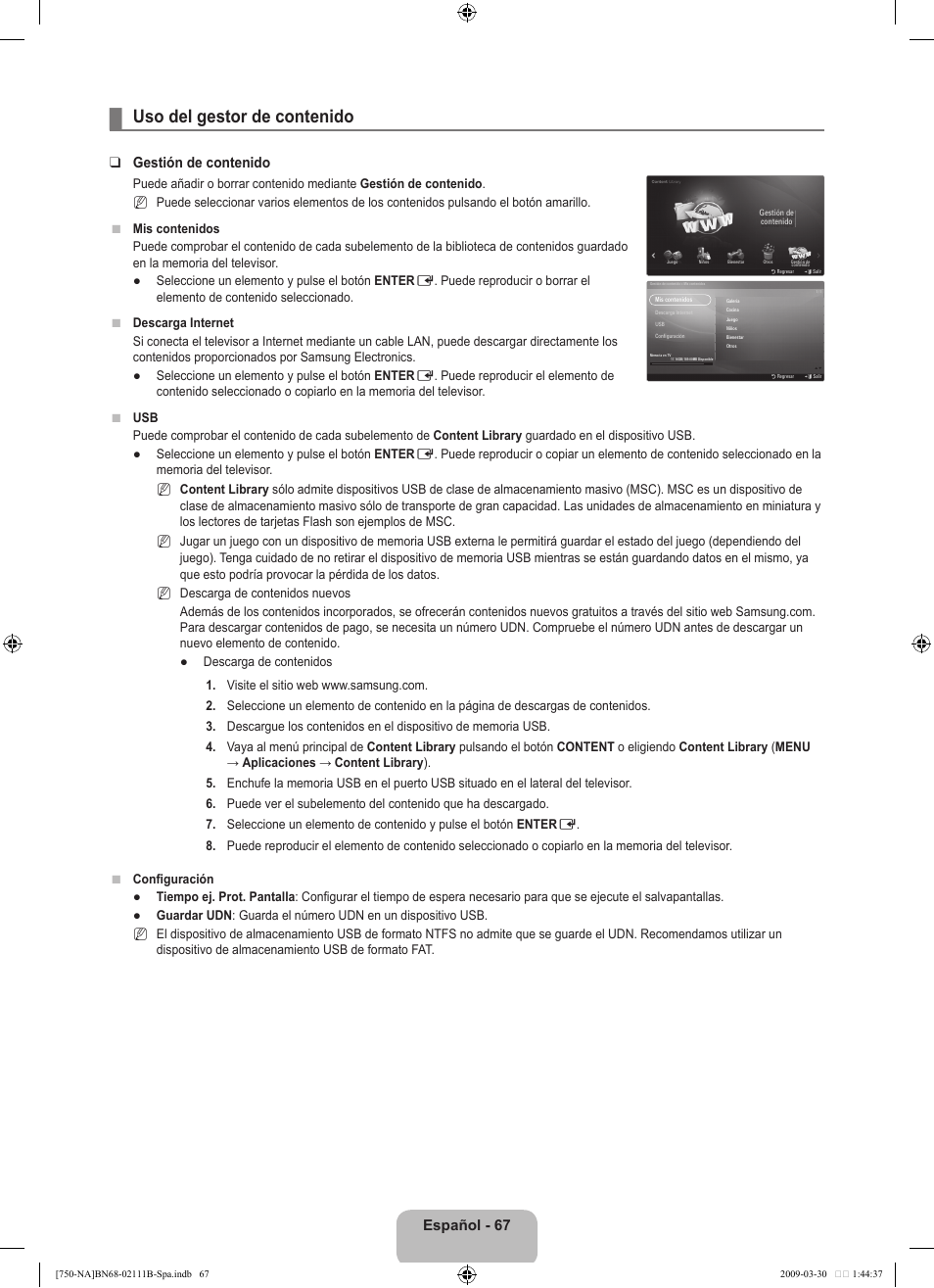 Samsung LN40B750U1FXZA User Manual | Page 173 / 290