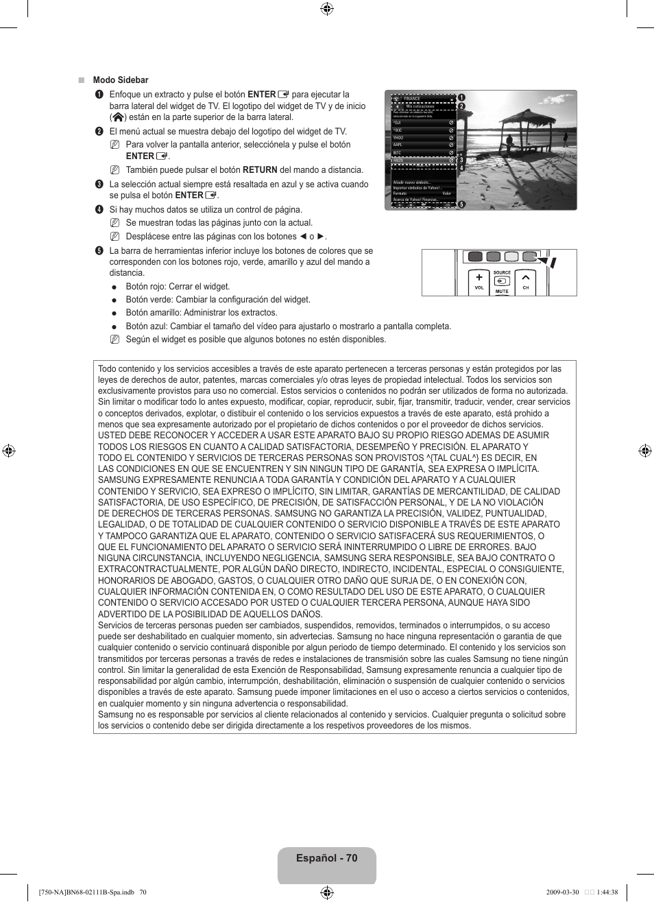 Samsung LN40B750U1FXZA User Manual | Page 176 / 290